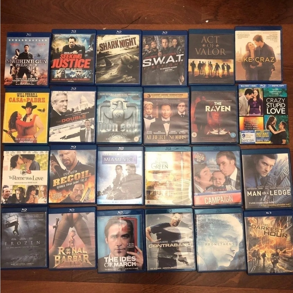24 lots of blu ray movies